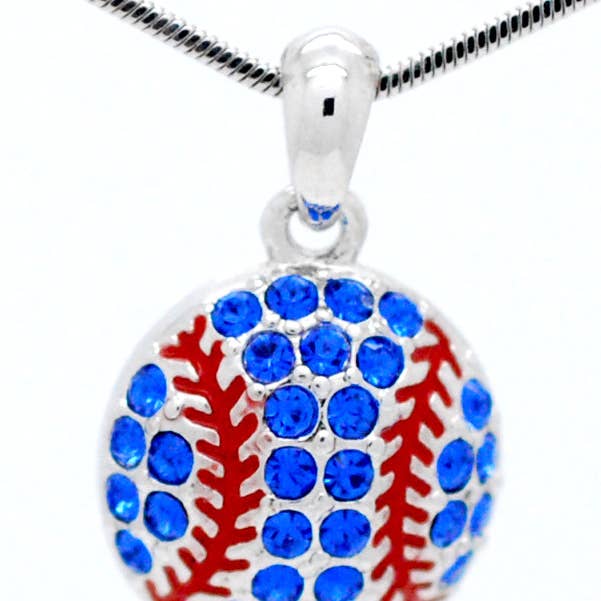 Fan Star Jewelry - Wholesale Pendant/Charm Necklace - Baseball/Softball Crystal Ball Necklace8