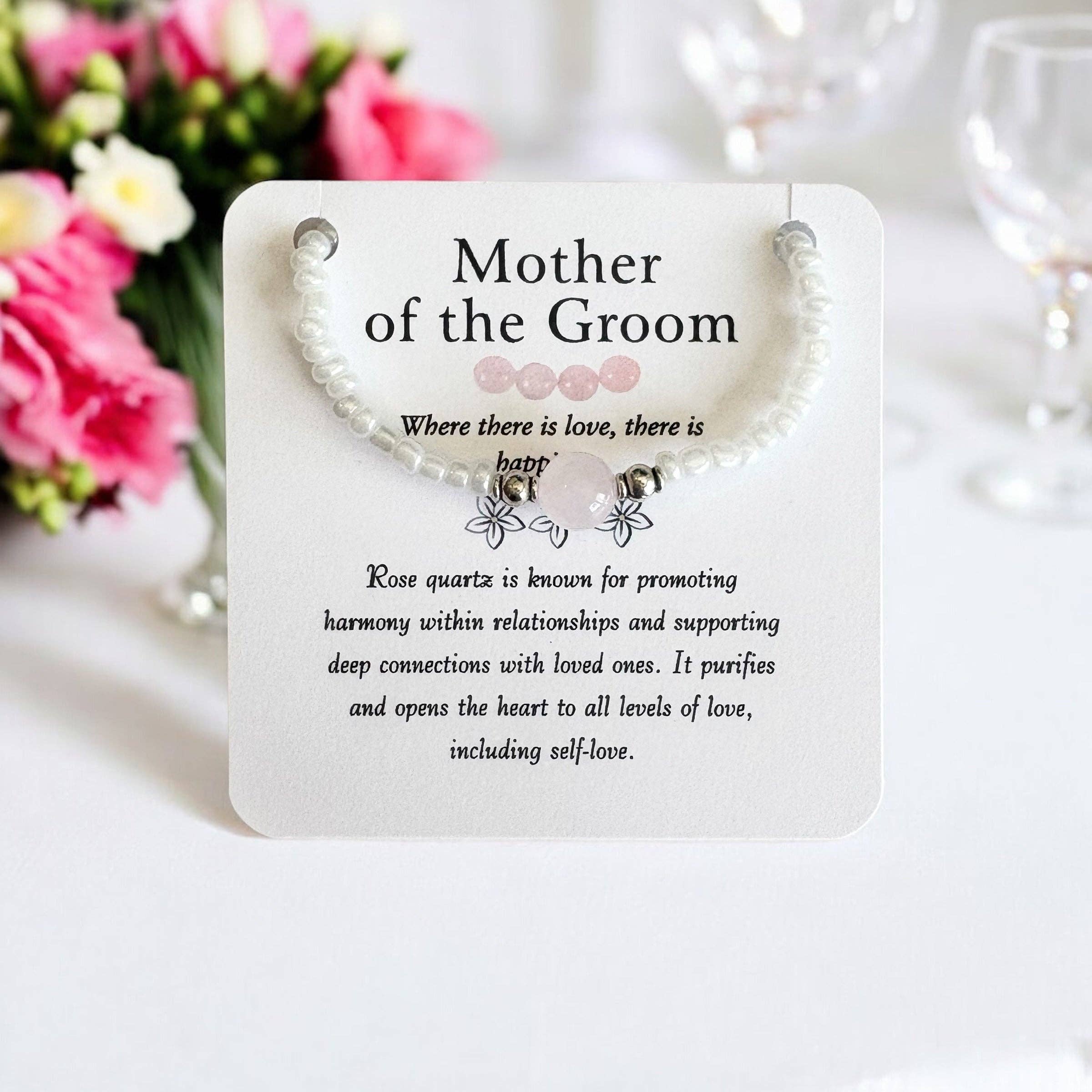 Mindful Intentions® - Wholesale Beaded Bracelet - Mother of the Groom Bracelet0