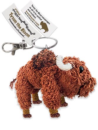 Kamibashi - Wholesale Keychain - Unisex - Tyson the Bison String Doll Keychain1