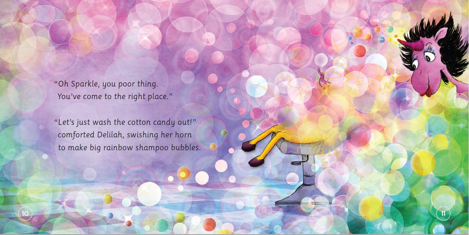 Conscious Stories - Vente Livre pour enfants de maternelle (de 3 à 5 ans) - Le coiffeur pour licornes. Rappelez aux enfants que leur beauté vient de l'intérieur.5