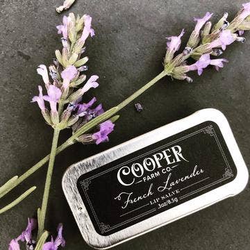Cooper Farm Co. - Wholesale Lip Balm - French Lavender Lip Salve Tin1