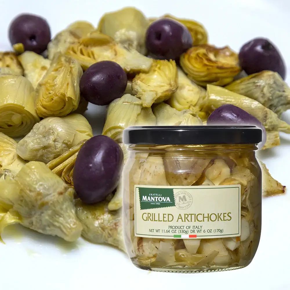 Fine Italian Food - Wholesale Pickled Vegetables - Mantova Grilled Artichokes, 11.64 oz.4