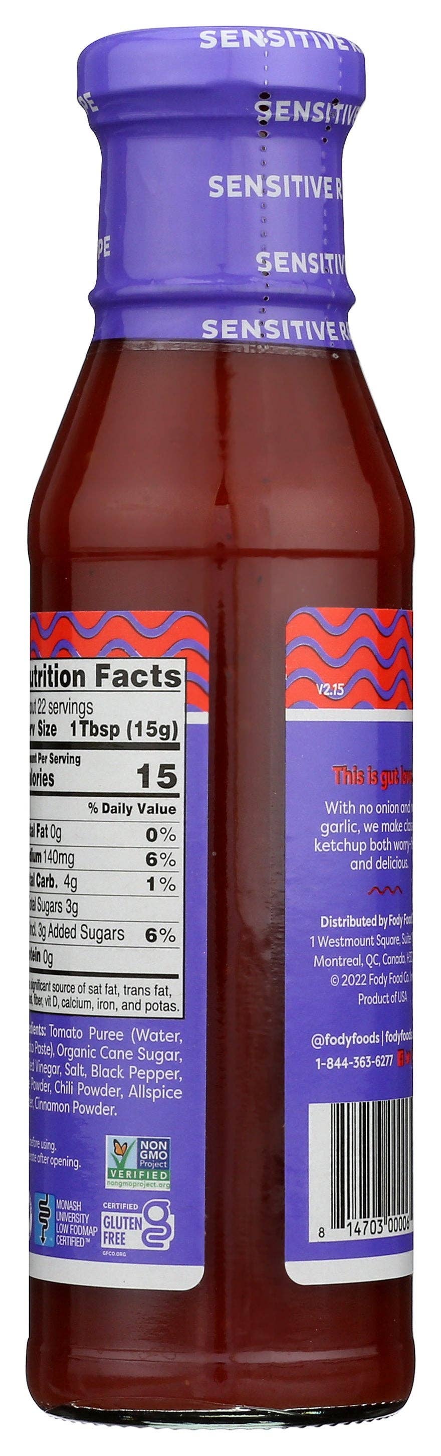 Everyday Supply Co - Wholesale Ketchup - FODY FOOD CO KETCHUP - Case of 61