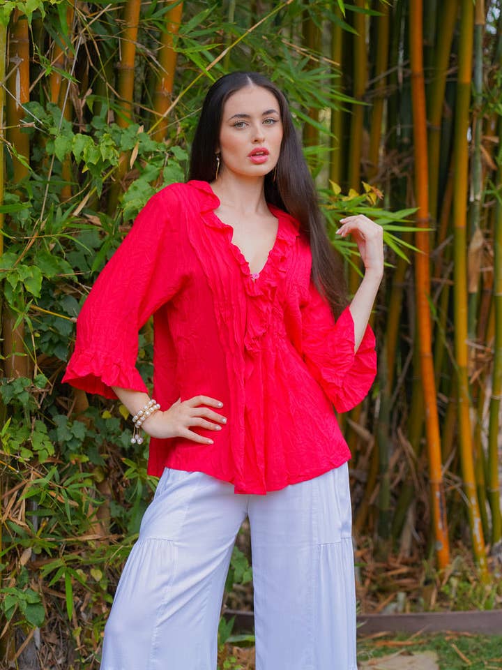 Poet Blouse for wholesale by Bali Queen