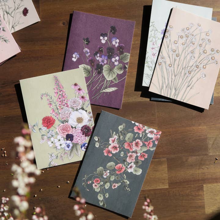 Typoflora - Wholesale Everyday Greeting Card - Nasturtium Portrait Card1