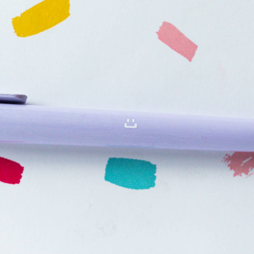 Jeff and the Squirrel – wholesale Pen – Today Is A Good Day Recycled Eco Ballpoint Pen Lilac1