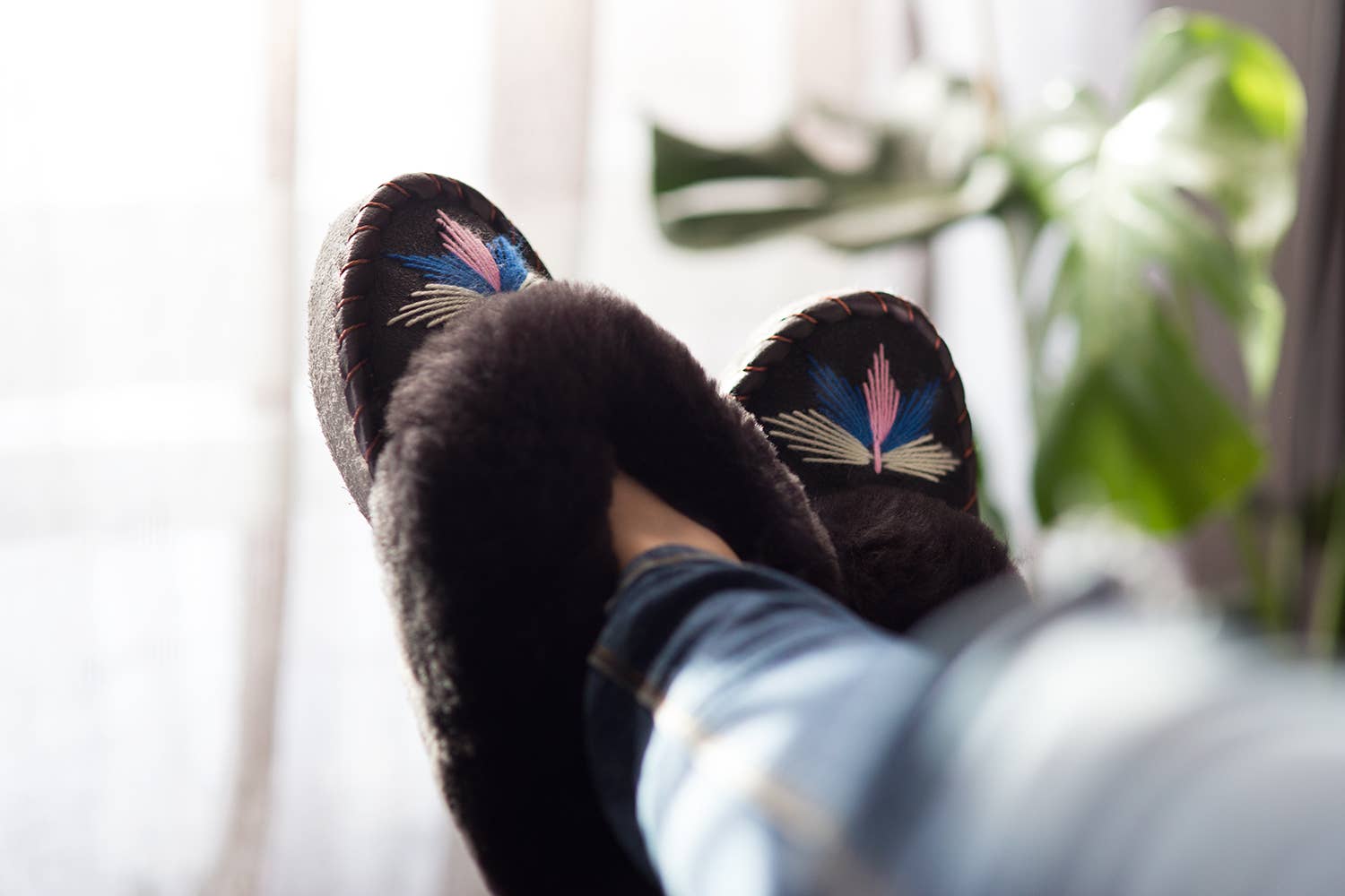 Sheepers - Vendita all'ingrosso Pantofole - Donna - Pantofole Sheepers grigio scuro1