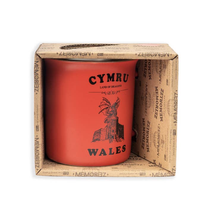 MANAV – wholesale Coffee mug – Welsh Red Matt Porcelain Mug4