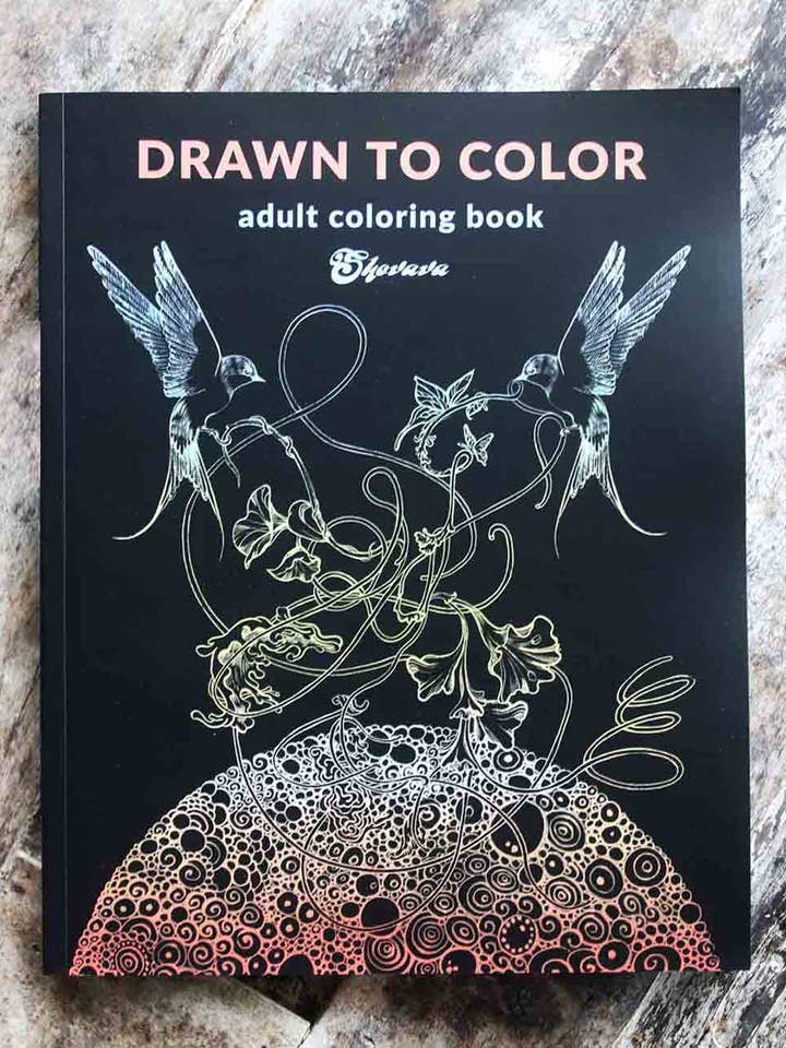 Adult Colouring Art Book for wholesale by Shovava