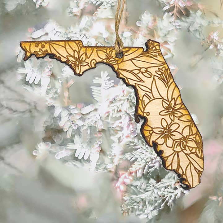 Ornamento de flor do estado por atacado de Two Peas Paper Co.