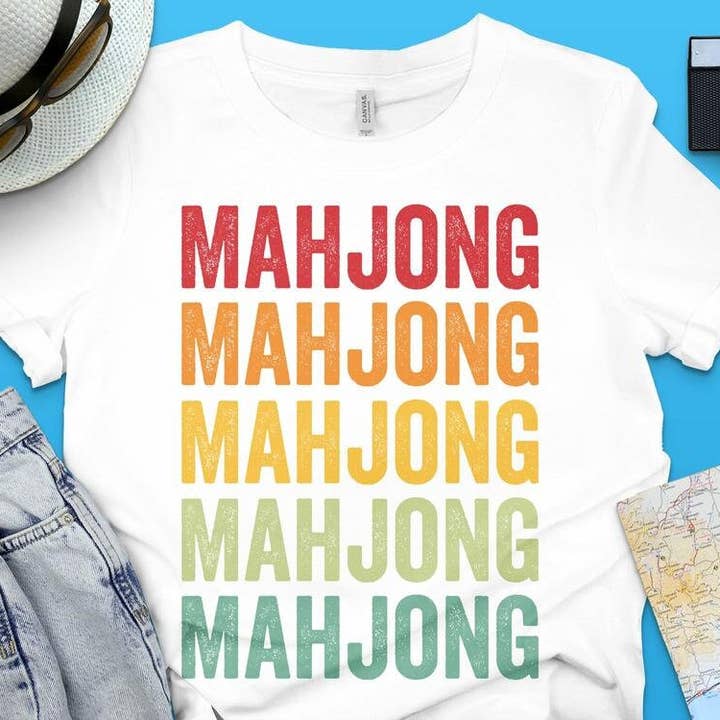 Mahjong-Shirt, Mahjong-Geschenk, Design im LGBTQ-Pride-Stil für den Großhandel von PositiveParty