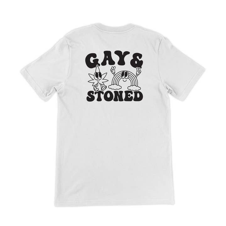 T-shirt Gay & Stoned pour la vente par The Little Gay Shop