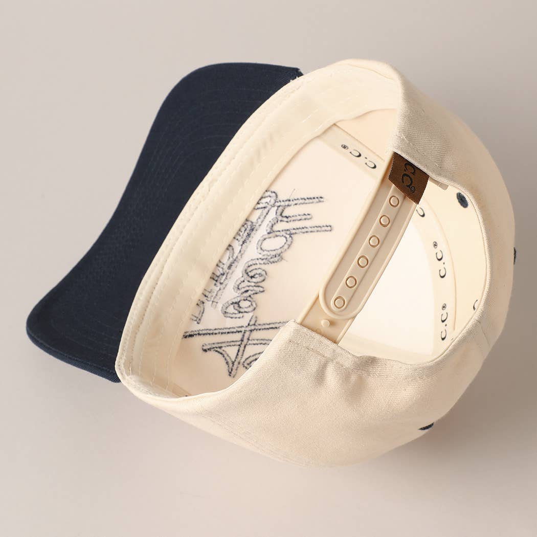 Fashion City – wholesale Baseball cap – Unisex – Howdy Dude Embroidery Two Tone Baseball Cap4