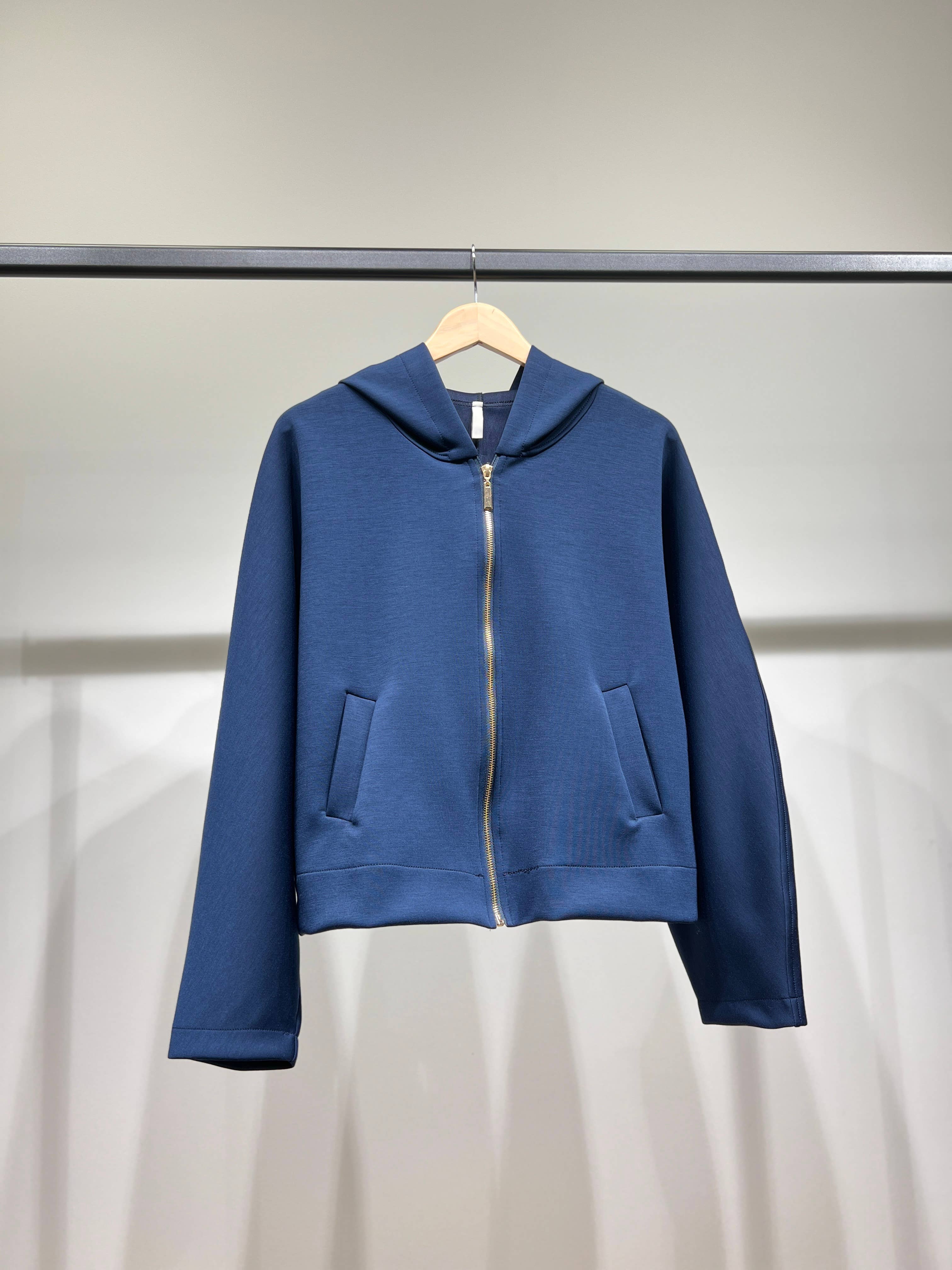 L'Emotion - Vente Sweat à capuche – femme - Sweat à Capuche Zippé Chiné Stretch Poches à Découdre1