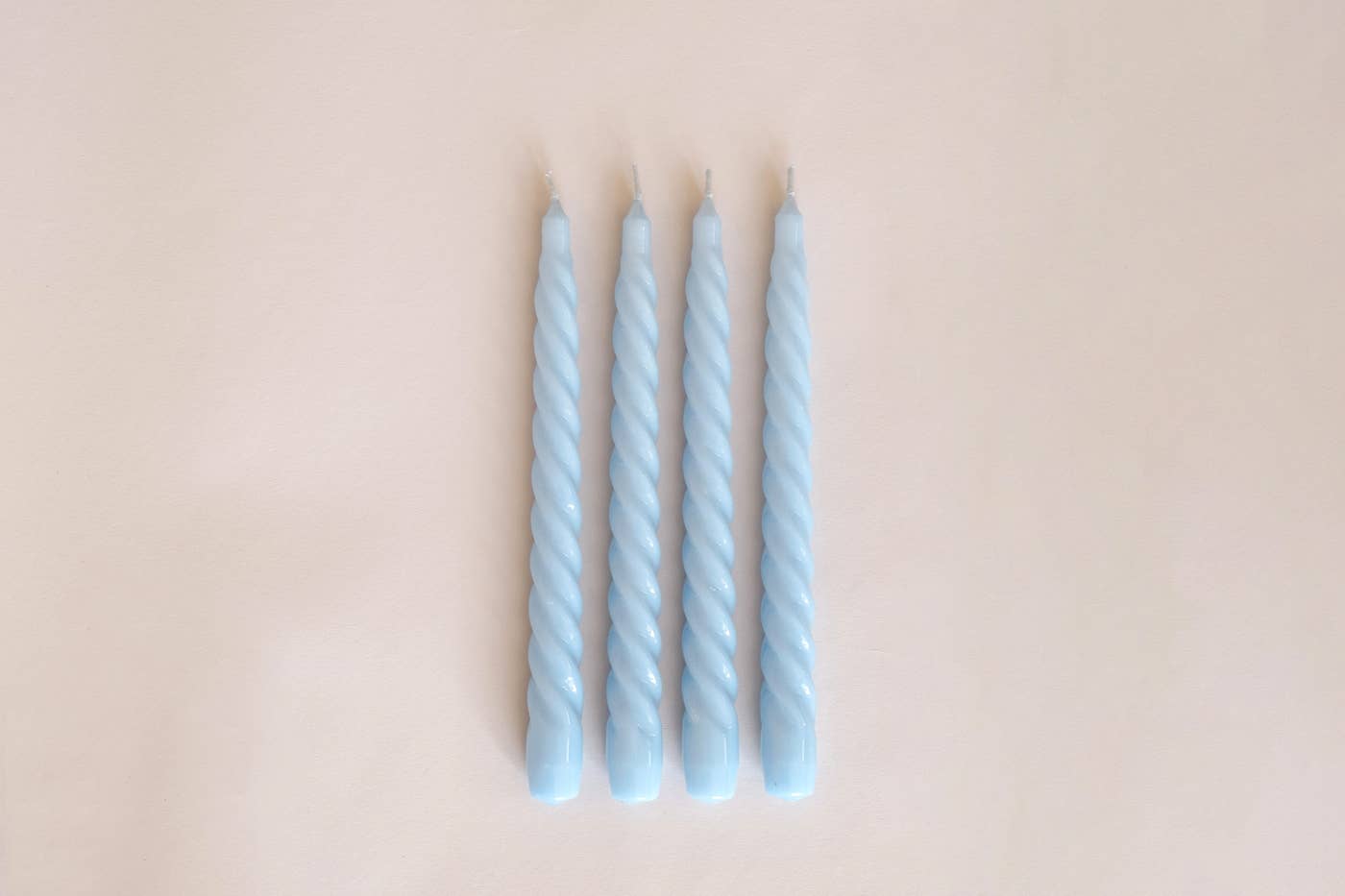 Manulena - Wholesale Tapered Candle/Candlestick - TAPER CANDLE BLOSSOM - LIGHT BLUE0