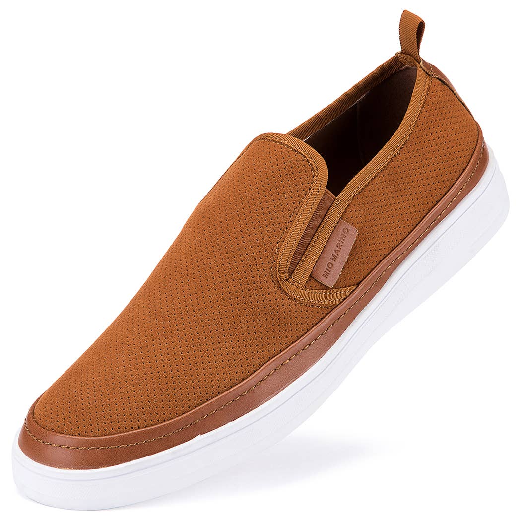 Mio Marino - Wholesale Slip On Sneakers - Men's - Suede Fashion Sneaker9