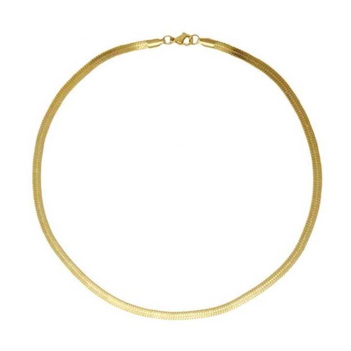 Luna Herringbone Necklace for wholesale by Nanda Jewelry