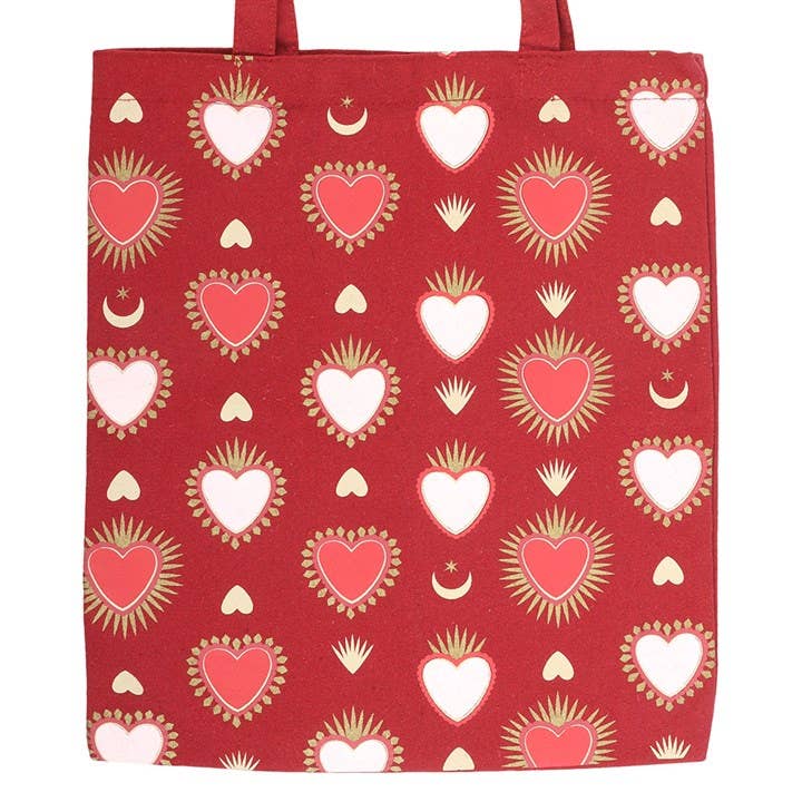 Something Different Wholesale - Wholesale Tote Bag - Women's - Sacred Heart Print Valentine's Day Tote Bag2