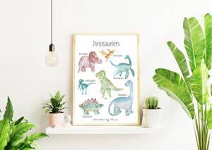 Wander by Elise - Wholesale Poster - Poster A3 - Dino1
