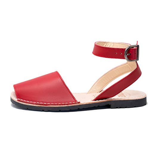 Pons - Wholesale Sandals - Women's - Pons Shoes - Classic Strap - Red