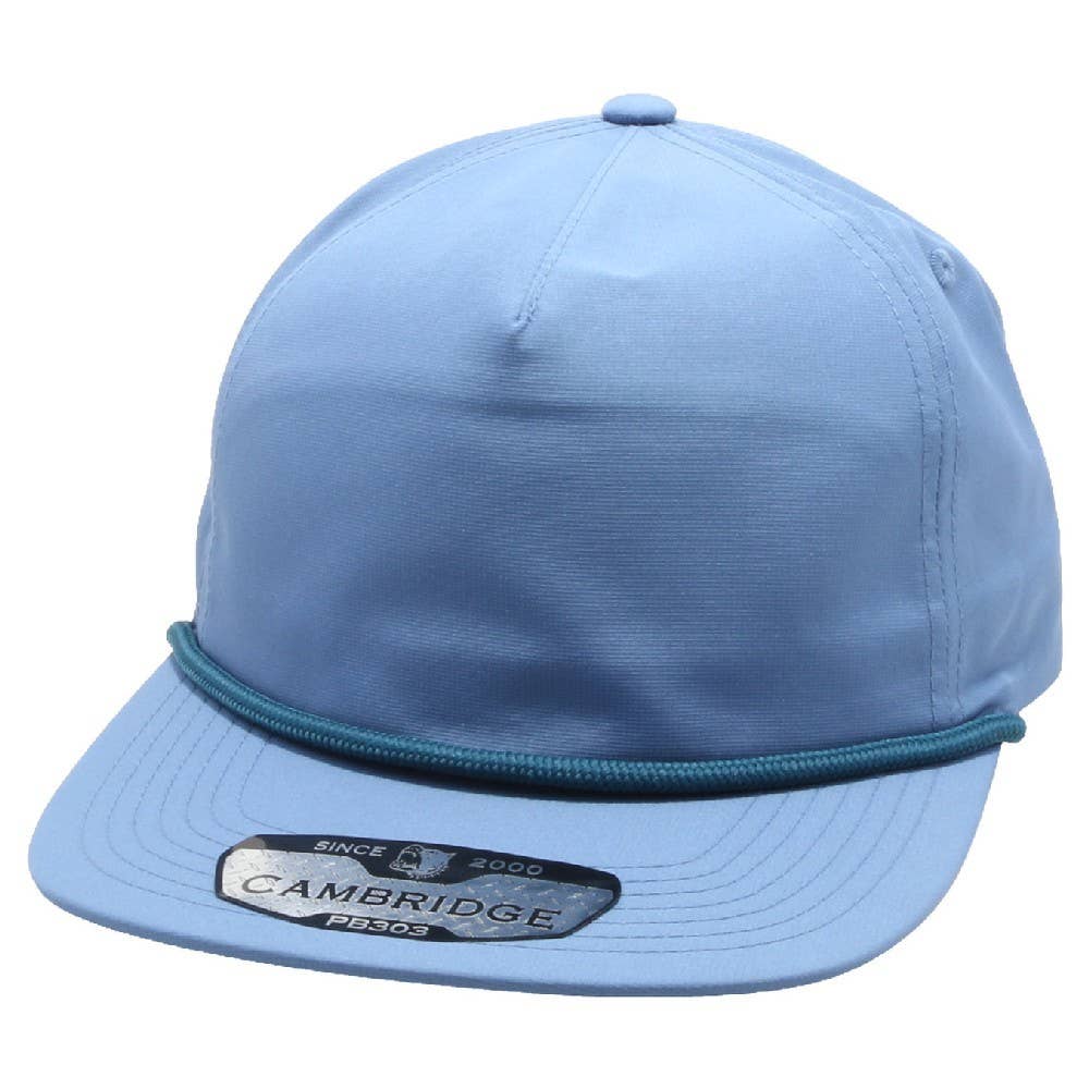 DOBBI - Vente Casquette à visière plate – unisexe - CORDE À 5 PANNEAUX CAMBRIDGE NON STRUCTURÉE5