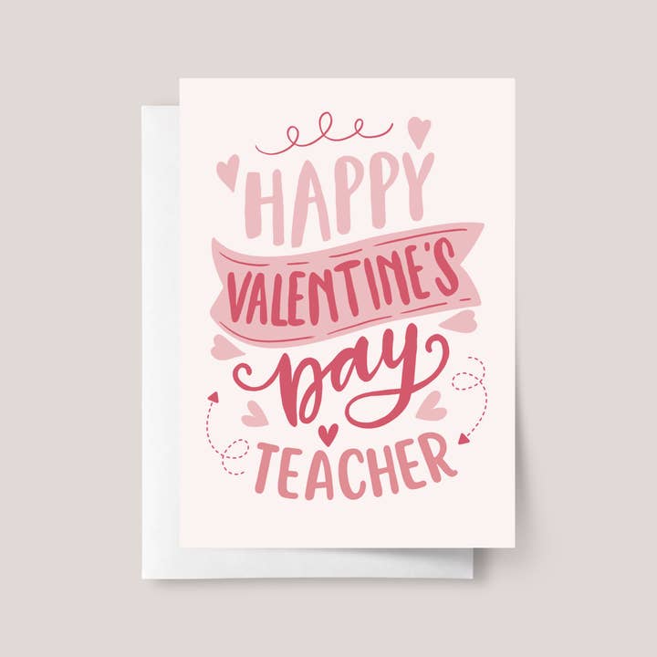 Tarjeta de San Valentín para el profesor para venta al por mayor de Design Sprinkles