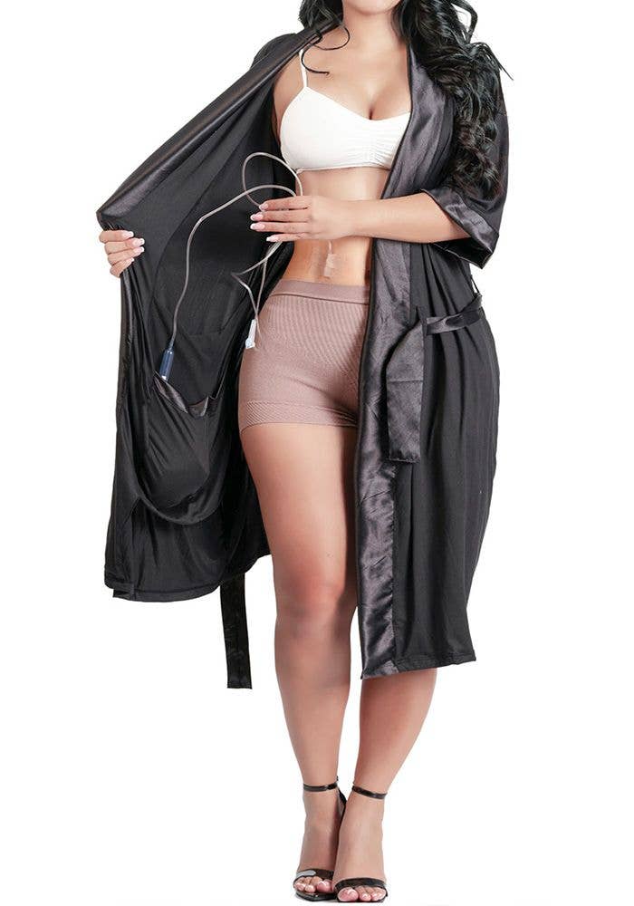 Lingerie Mart - Wholesale Robe - Women's - Kurvas Post Surgery Mastectomy Pajamas Women1