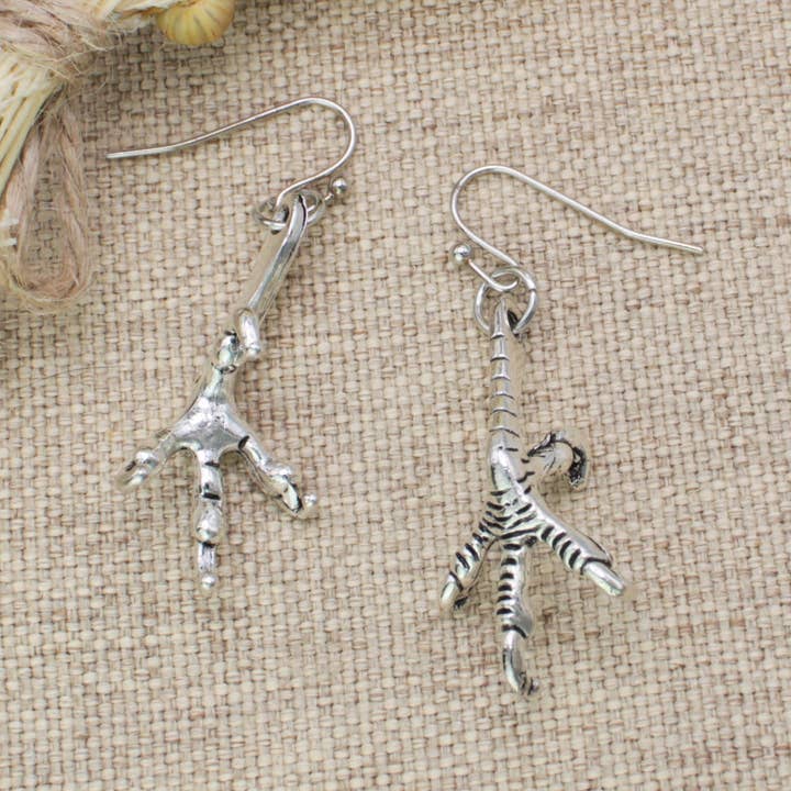 ZAD - Wholesale Dangle Earrings - Ravens Claw Bird Foot Earrings1