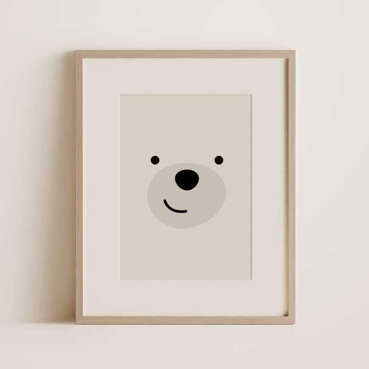 Glad isbjörn - Väggdekor Konsttryck för wholesale av Graphic Factory