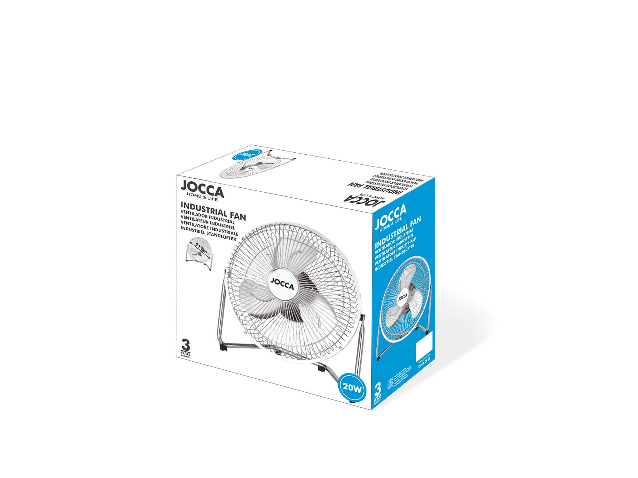 JOCCA - Vente Ventilateur électrique portatif - Petit ventilateur industriel JOCCA portable et design minimaliste1