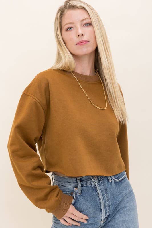 STYLE RACK - Vente Sweat-shirt – femme - HAUT EN MOLLETON FRENCH TERRY - Ajout polyvalent à la garde-robe15