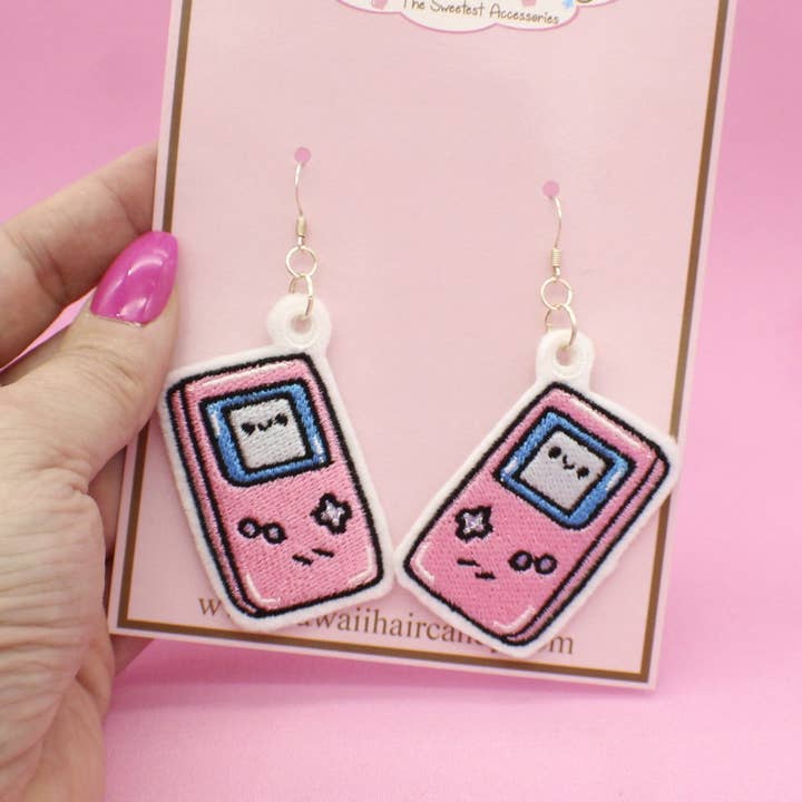 Kawaii Videospel Nyhet Örhängen för wholesale av Kawaii Hair Candy