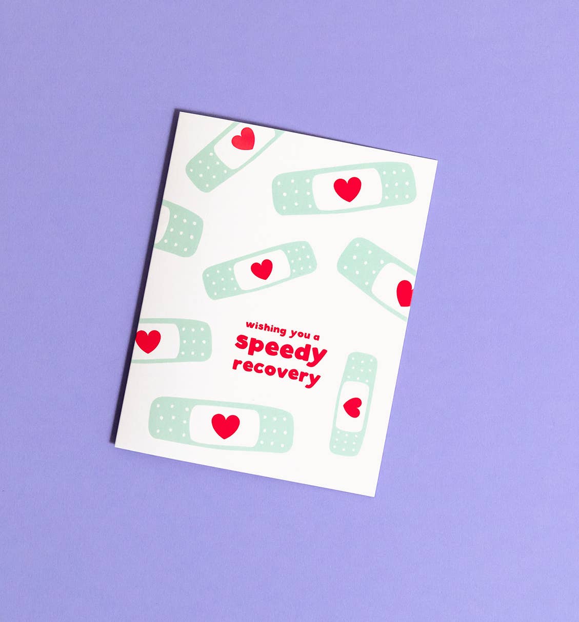 Graphic Anthology Greeting Cards - Wholesale Get Well Card - Speedy Recovery greeting card | Get Well Soon band aid card1
