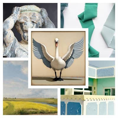 Odalisque Paris - Wholesale Art Print - Swan Pack + Illustration2