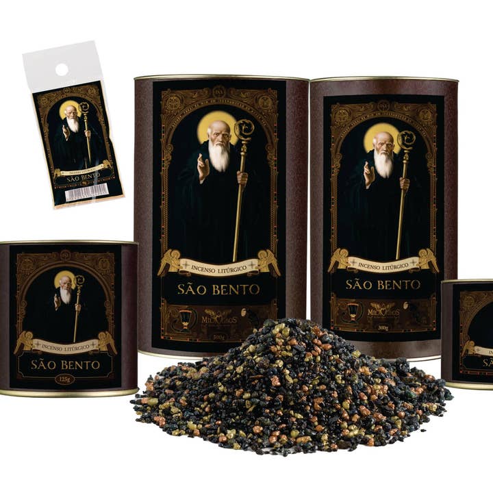 Milagros Saint Benedict (São Bento) Resin Incense - 0.3-17.6oz for wholesale by Clero USA