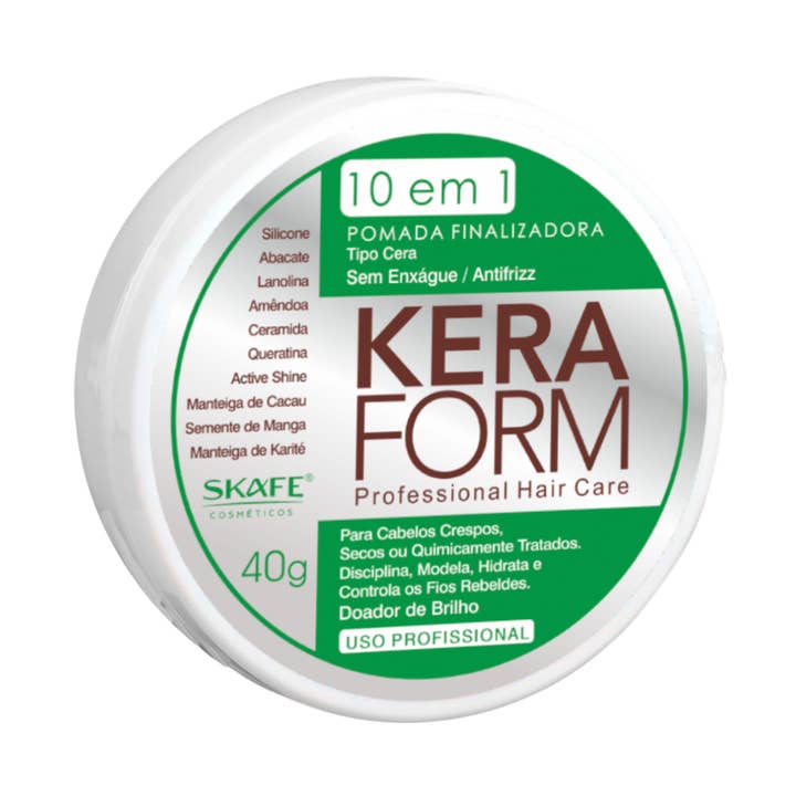 Skafe Keraform Finishing Pomade 10 in 1 Wax Type 40g β Matte Effect, Hold and Hair Care for wholesale by Natubrazil