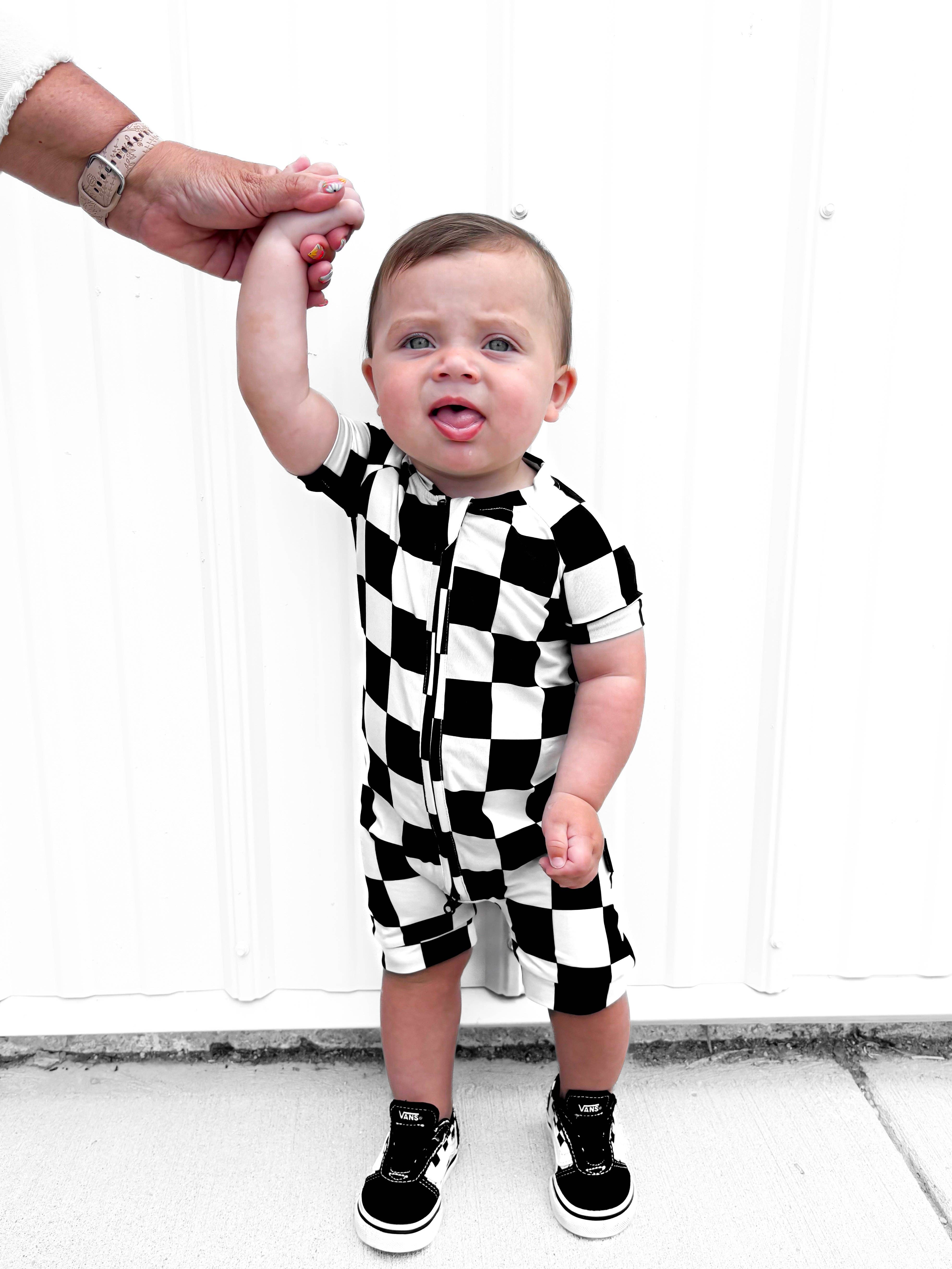 Rebel Bro – Engroshandel Romper - Baby – Bambus Zippy Shortie i Venedig2