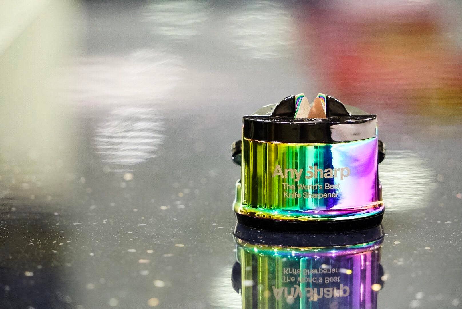 AnySharp – wholesale Knivvässare – AnySharp Chef - Oil Slick knivslipare3