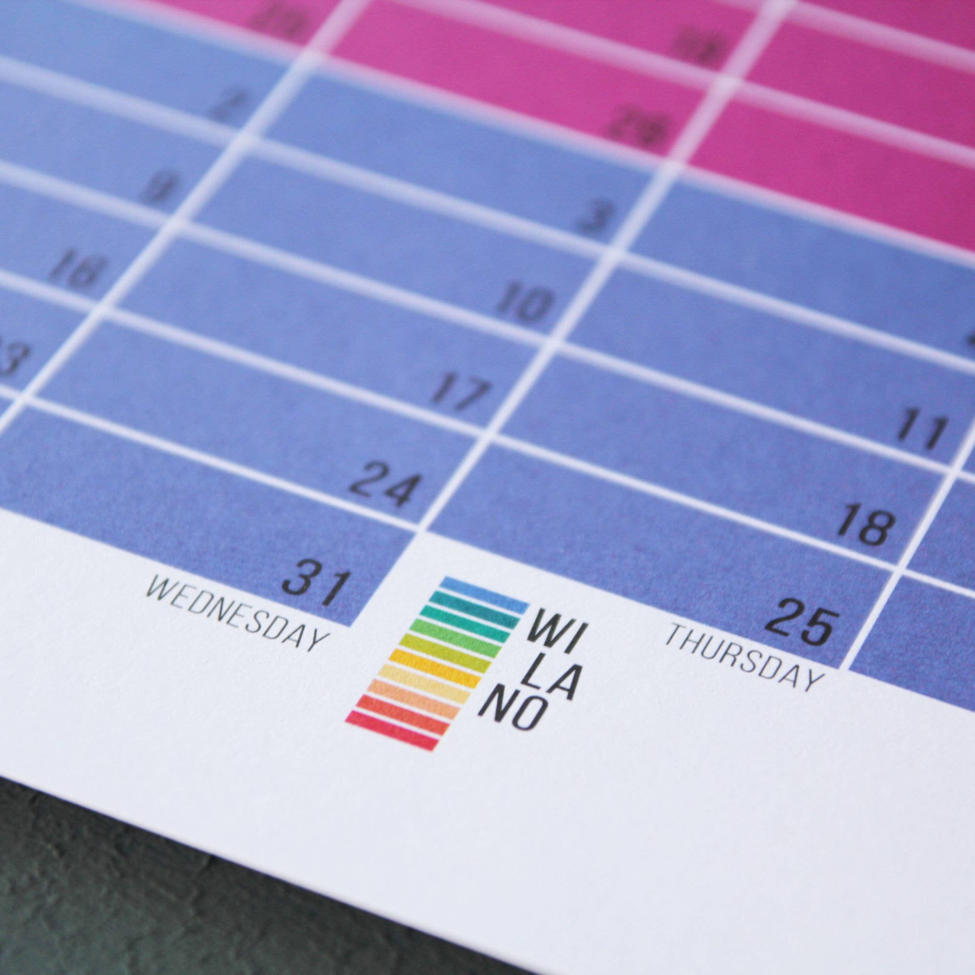 Wi-La-No - Wholesale Calendar - 2026 Wall Calendar "Rainbow"4