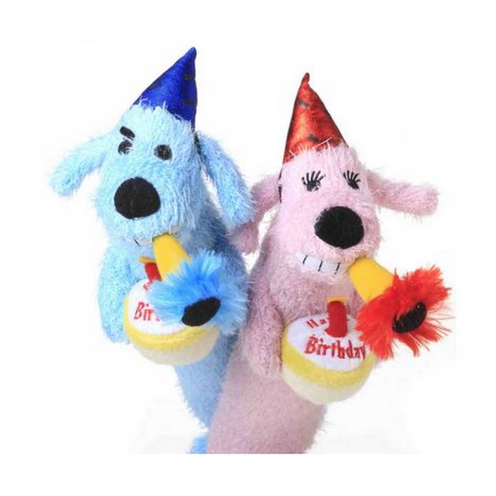 Jouet d'anniversaire Multipet Loofa pour chien 30 cm pour la vente par King Wholesale Pet Goods