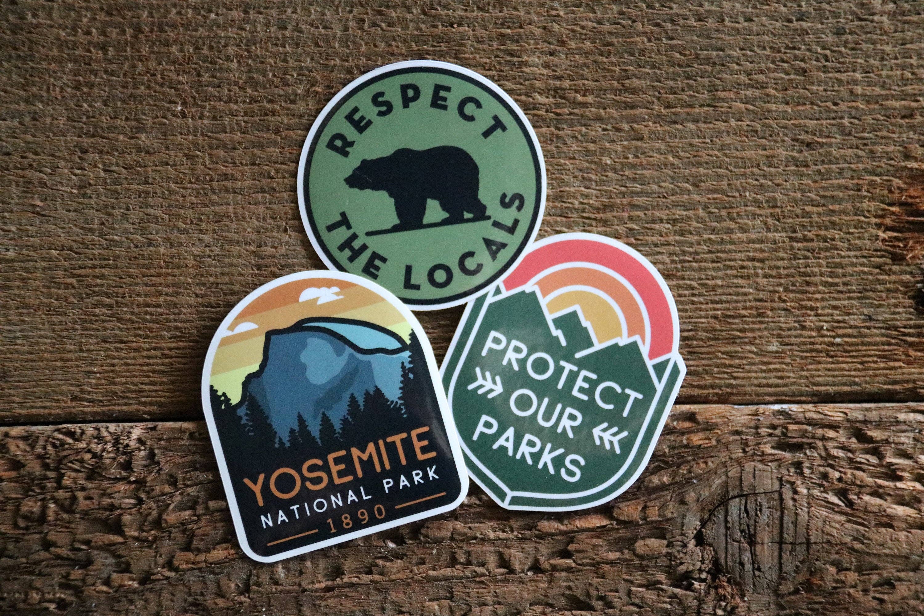 Squatchy - Wholesale Sticker - Yosemite National Park Sticker1