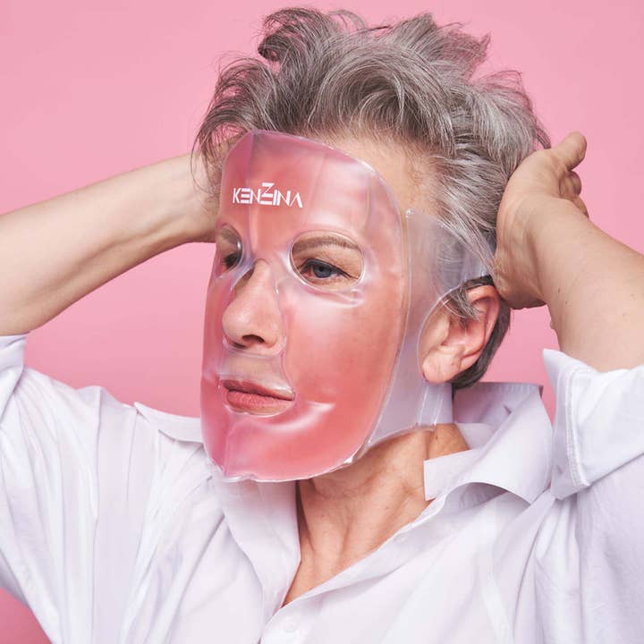 pink Kenzina Fire and Ice Mask for wholesale on Faire1