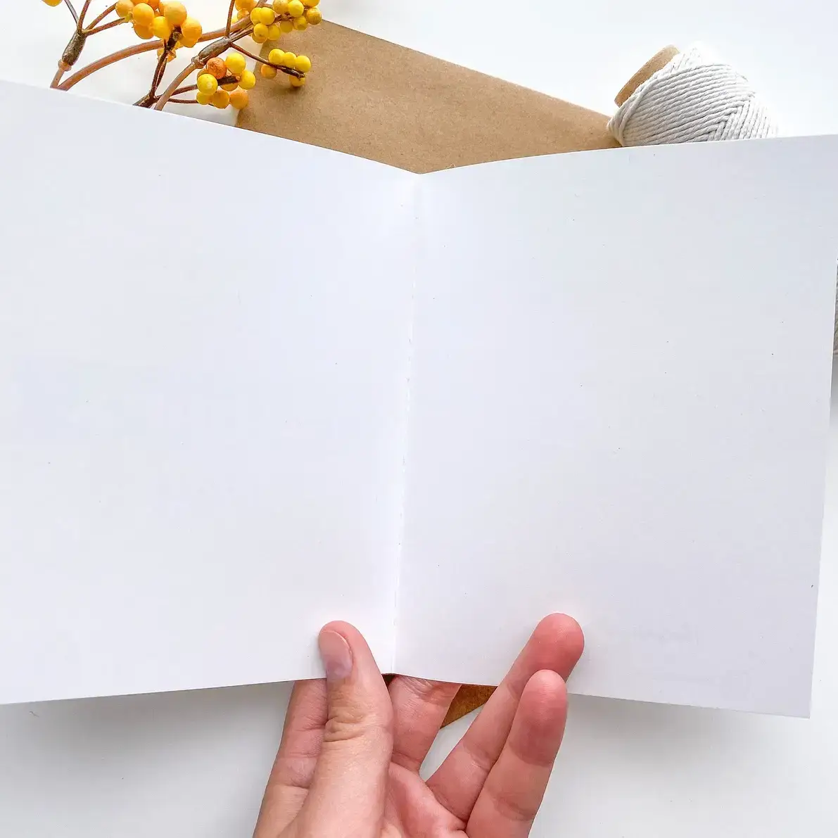 Balsam Paper Co - Wholesale Christmas Card - Boho Christmas Card - Christmas Log Cabin Greeting Card1