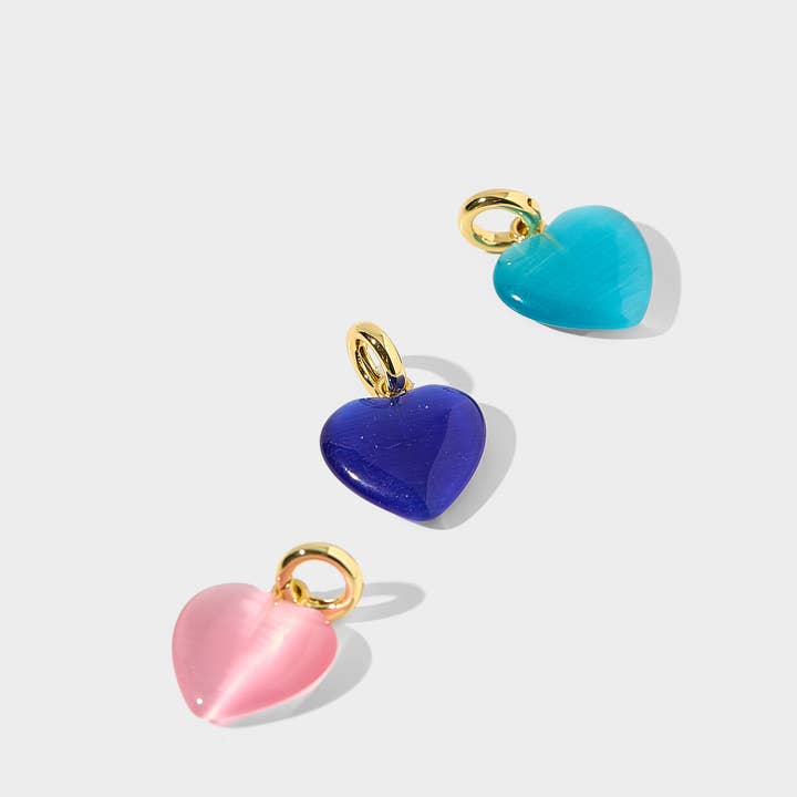 Allie + Bess - Wholesale Individual Charm/Pendant - Crush Heart Charm