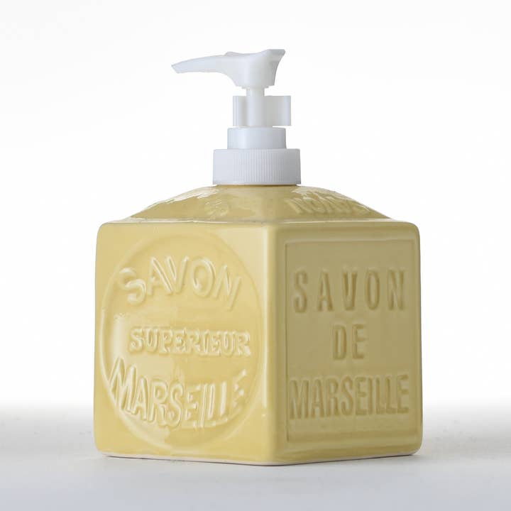 Liquid Soap Dispenser Savon de Marseille for wholesale by FRENCH SOAPS