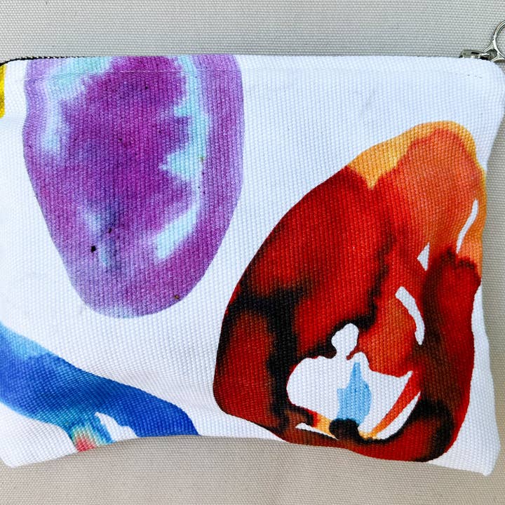 Marbles Canvas Zipper Pouch Bag for wholesale by doku
