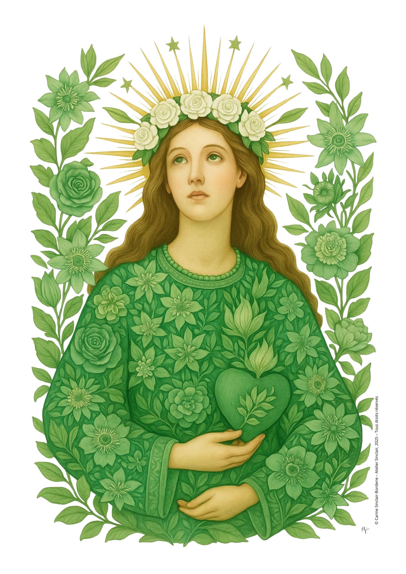 ATELIER SINCLAIR - Wholesale Art print - GREEN GODDESS