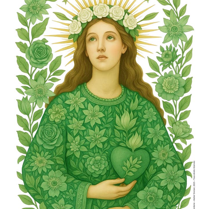 ATELIER SINCLAIR - Wholesale Art Print - GREEN GODDESS
