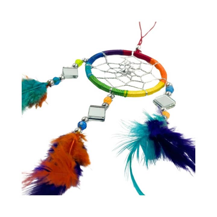 Earths Elements Wholesale - Wholesale Retailer Sample - Home Decor - Dreamcatcher - Multicolor, Small
