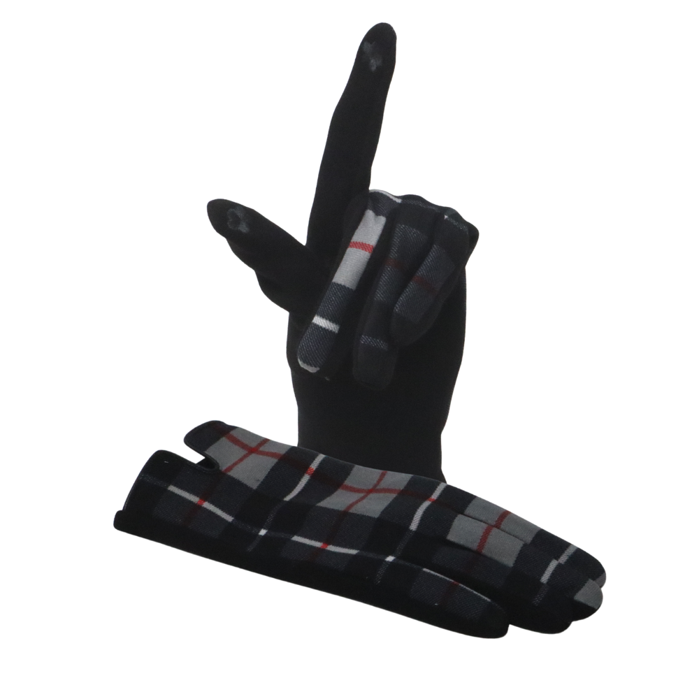 Alba Wholesale - Wholesale Gloves - Women's - Tartan Touchscreen Gloves11